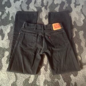 levi’s black 517 bootcut jeans